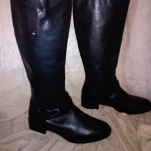 Franco Fortini black leather riding boots - Picture 2 of 4